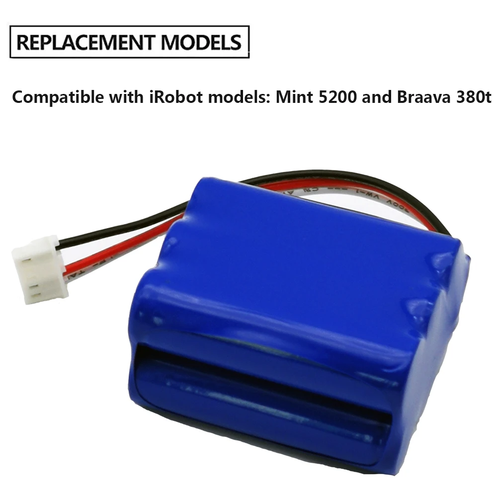 7 2 в 2500 мАч NiMH Сменный аккумулятор для iRobot Mint 5200 5200B 5200C Braava 380t очиститель пола |