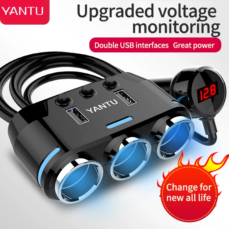 Allume сигарета voiture usb розетка зарядное устройство переходник 12 в автомобильный