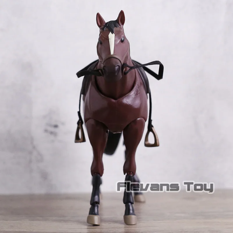 Figma 246a лошадь каштан/figma 246b Лошадь белая ПВХ фигурка подвижная игрушка