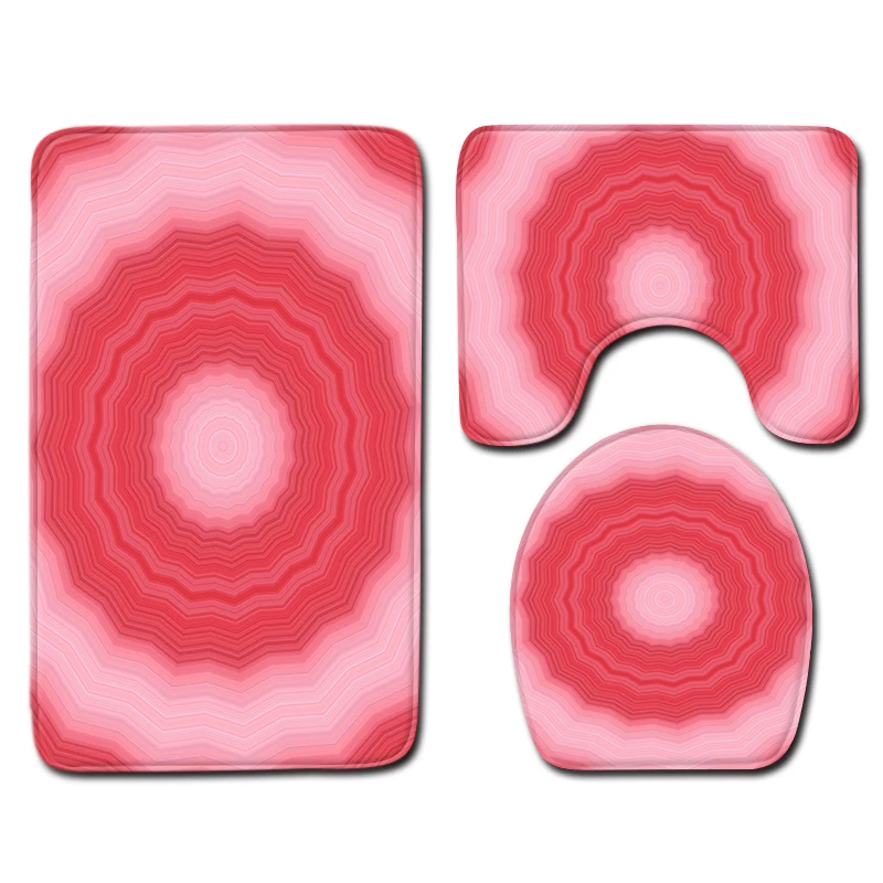 Скандинавские коврики для ванной 3 шт. ковер туалет душевая комната ковры пена с