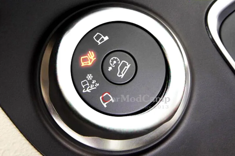 

ABS Interior Model Console Knob Cover Trim 1pcs For Ford EVEREST SUV 4DR 2015 2016 car styling accessories