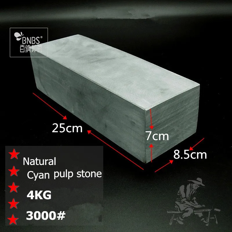 BNBS натуральный Pulpstone 3000 # шестигранный полировальный камень резкость натуральные