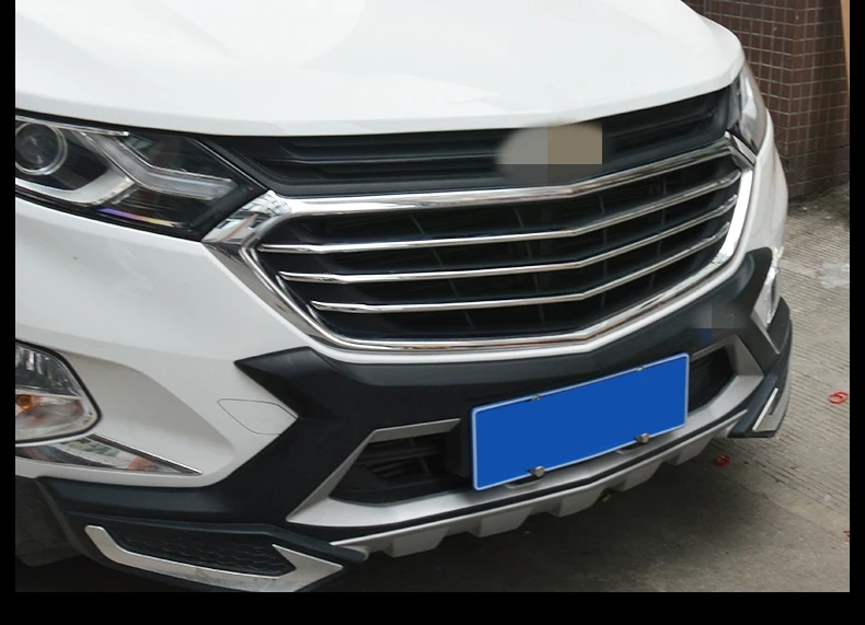 Для Chevrolet Equinox бампер воздухозаборная решетка Планки передняя решетка полосы центр гоночный Чехол украшения аксессуары