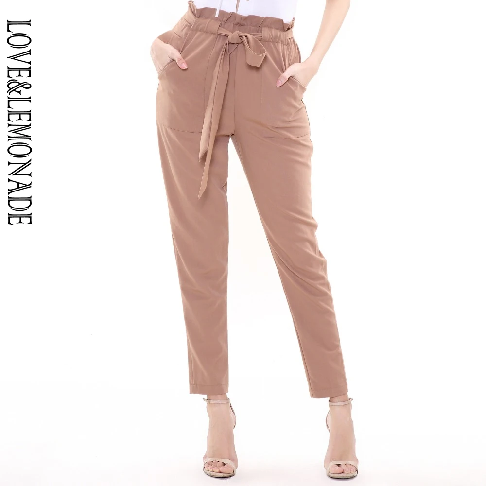 Брюки с оборками и поясом на талии Love & Lemonade. LM 6023|love love|love lemonadelove belt |