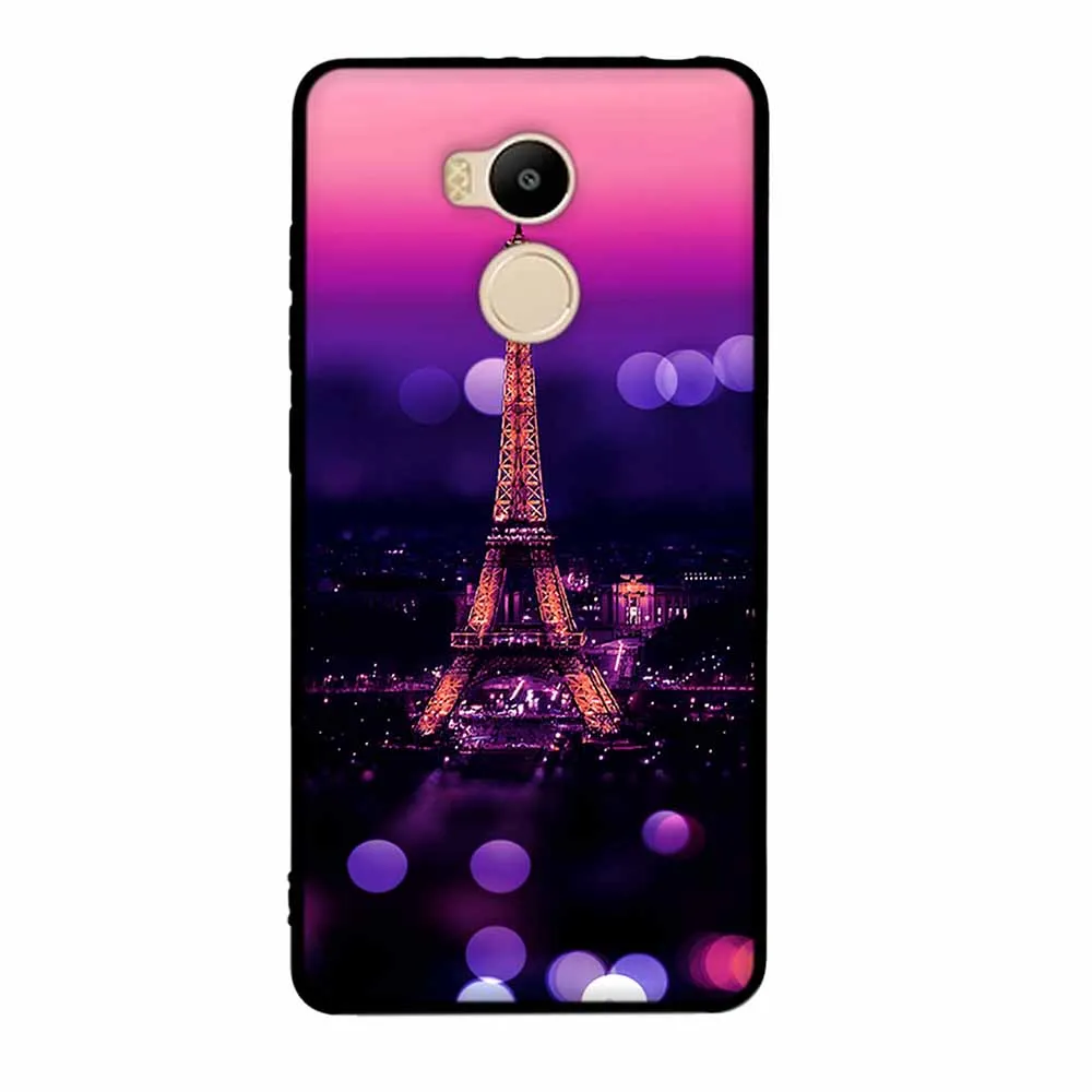 Чехол для телефона Xiaomi Redmi 4 Prime мягкий резиновый чехол из ТПУ и силикона бампер