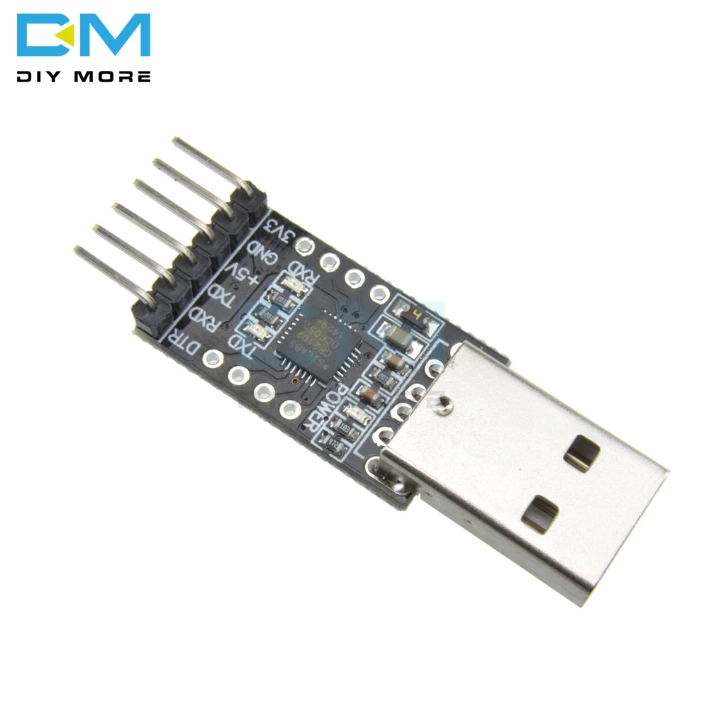 Контроллер CP2102 приемопередатчик USB 2 0 к TTL UART EEPROM модуль 6-контактный