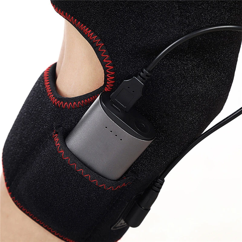 USB перезаряжаемый бандаж для снятия боли в колене с регулируемой температурой и