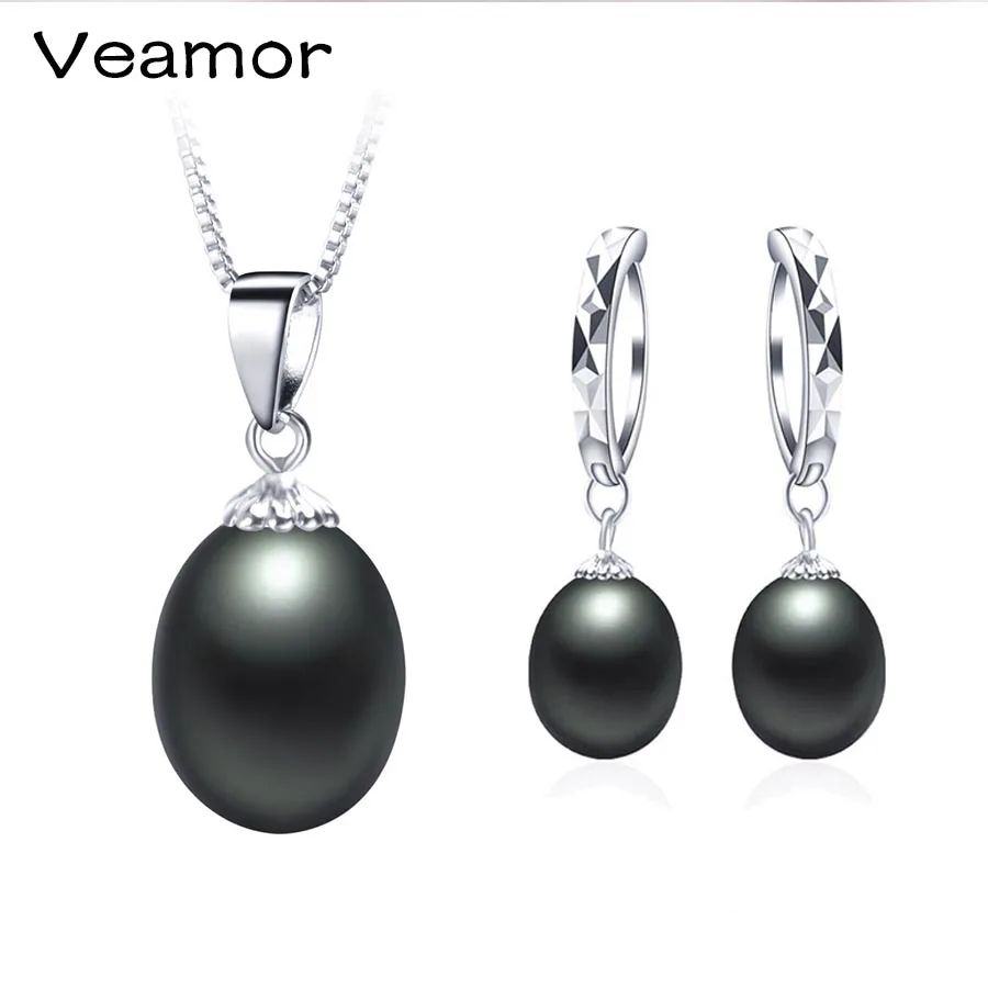 VEAMOR популярный элегантный набор украшений для женщин из стерлингового серебра 925
