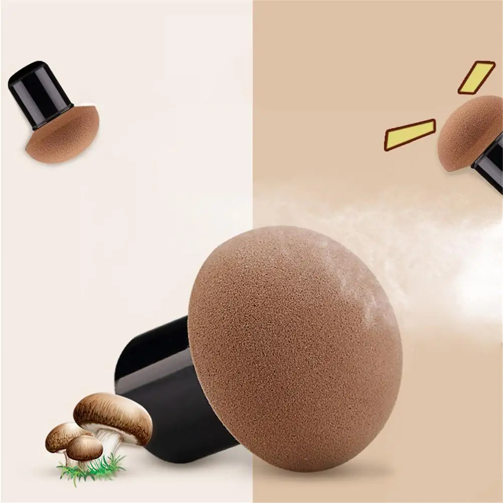 Грибной Бьюти спонжи сухой и влажный порошок основа для макияжа губка жидкий