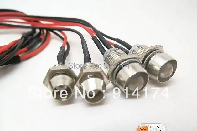 2 комплекта автомобисветильник YUKALA RC с креплением из сплава для 110 18 RC дрифтовых автомобилейгрузовиков (art.: 4b847501) - 4b847501
