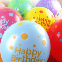 12 inches happy birthday party latex balloons birthday party supplies balloons decoration well