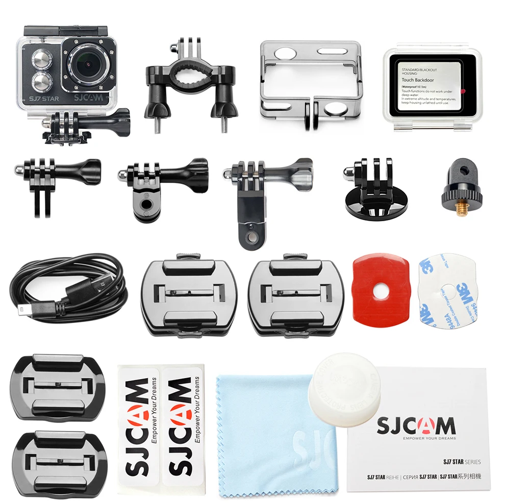 SJ7 Star 4 K 30fps SJCAM экшн-камеры Ambarella A12S75 2," сенсорный экран 4 K Спорт Ультра HD DV 30 м водонепроницаемый дистанционный Спорт DV