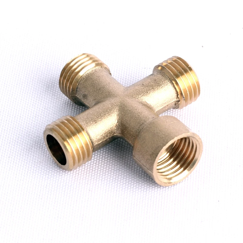 Латунный кросс-адаптер для внутреннего провода диаметром 14 мм 2 шт. сплиттер