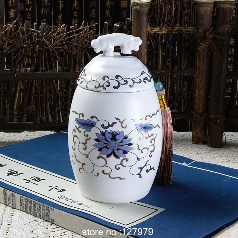 Изысканный чайный горшок керамическая банка герметичные банки для чая пуэр