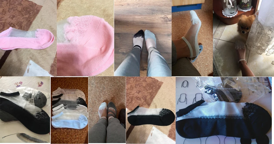 CHAMSGEND Coolbeener носки женские meias ультратонкие прозрачные calcetines красивые прозрачные кружевные эластичные короткие носки mar27