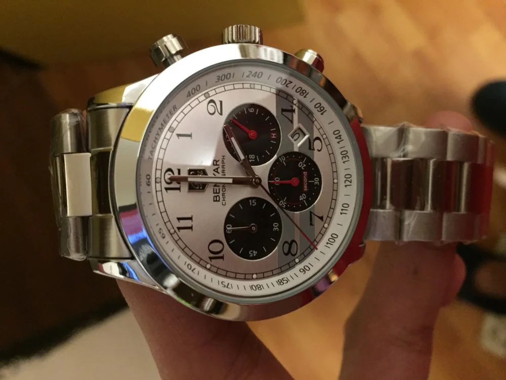BENYAR Men Watches Quartz Chronograph Top Brand Luxury Watch Men Wristwatch Mens Military Waterproof Clock Men Relogio Masculino