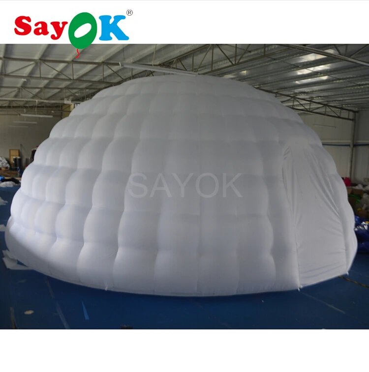 8 м большой надувной купол палатки Надувные Igloo палатки надувные вечерние палатки надувные события Свадебные Палатки