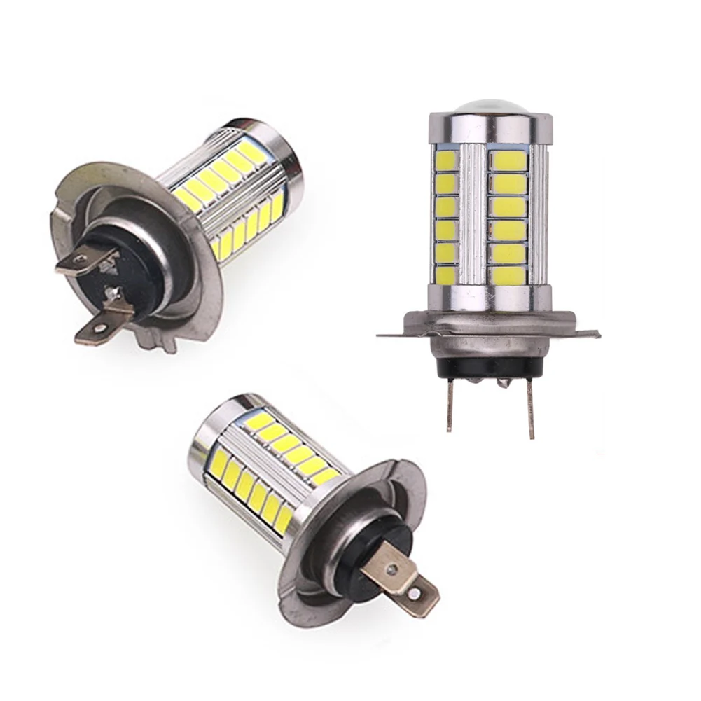 Супер яркая светодиодная лампа H7 5630 SMD 33 Автомобильные противотуманные