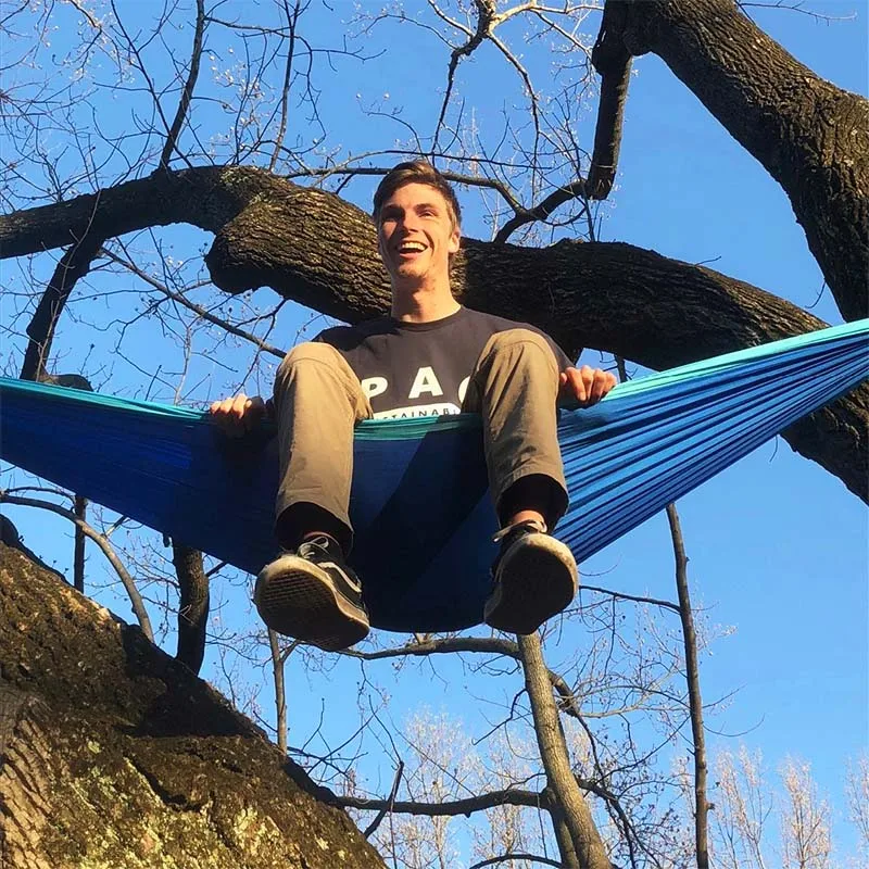 Гамак Камуфляжный на 2 человек подвесная кровать для сада отдыха спорта дома