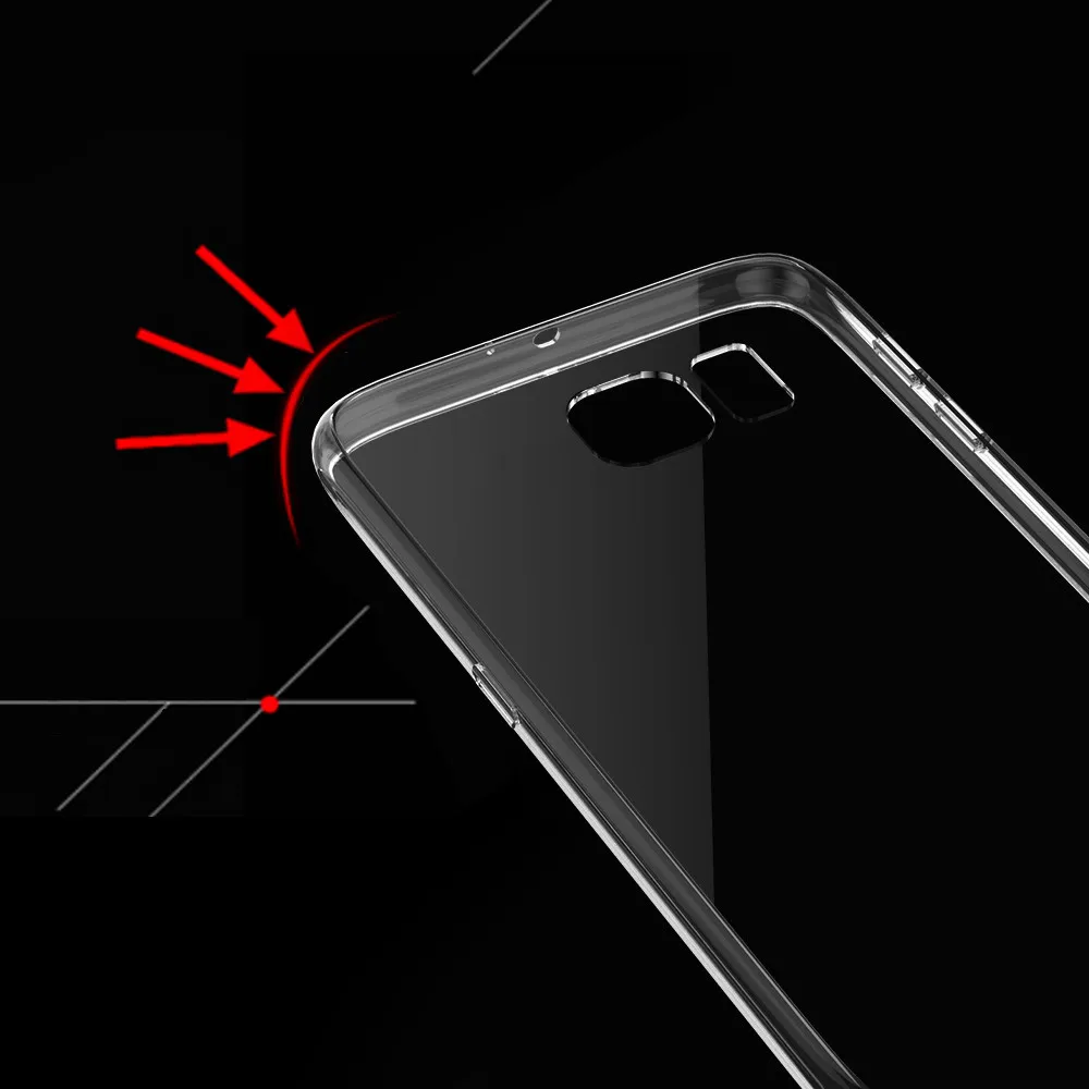 Kisscase для Samsung Galaxy S8 силиконовый чехол transparen телефона плюс s8plus задняя крышка clear |