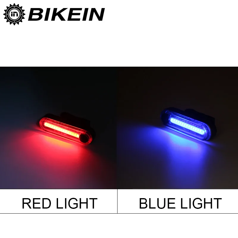 BIKEIN COB светодиодный велосипедный фонарь высокой яркости передний/задний