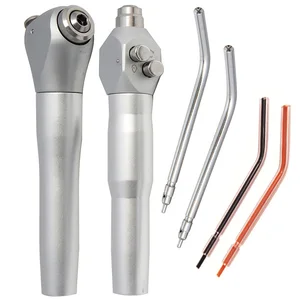 Стоматологический шприц, тройной воздушный водяной шприц с двумя насадками, 3-сторонний прямой шприц для стоматологического кресла