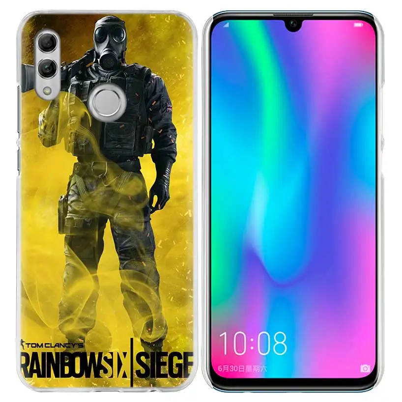 Радуга шесть чехол для huawei Honor 8X Y9 9 10 Lite Play 7C 8C 8S 8A фотоаппаратов моментальной печати 7S 7A Pro V20 20i Y6 Y7 Y5 Жесткий PC Капа чехол для телефона
