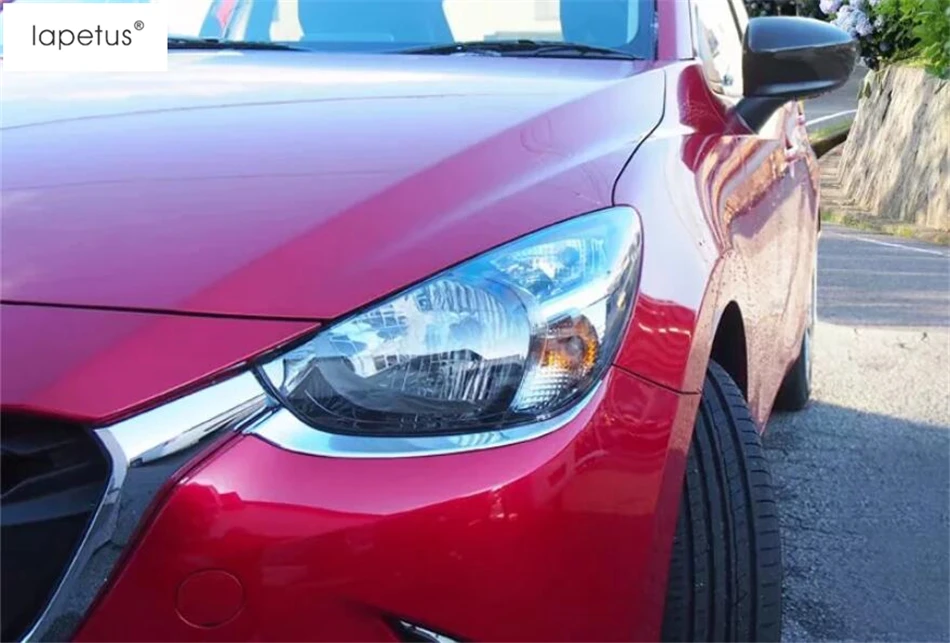 Аксессуары Lapetus подходят для Mazda 2 Demio 2015 2019 ABS Передние фары лампа век бровей