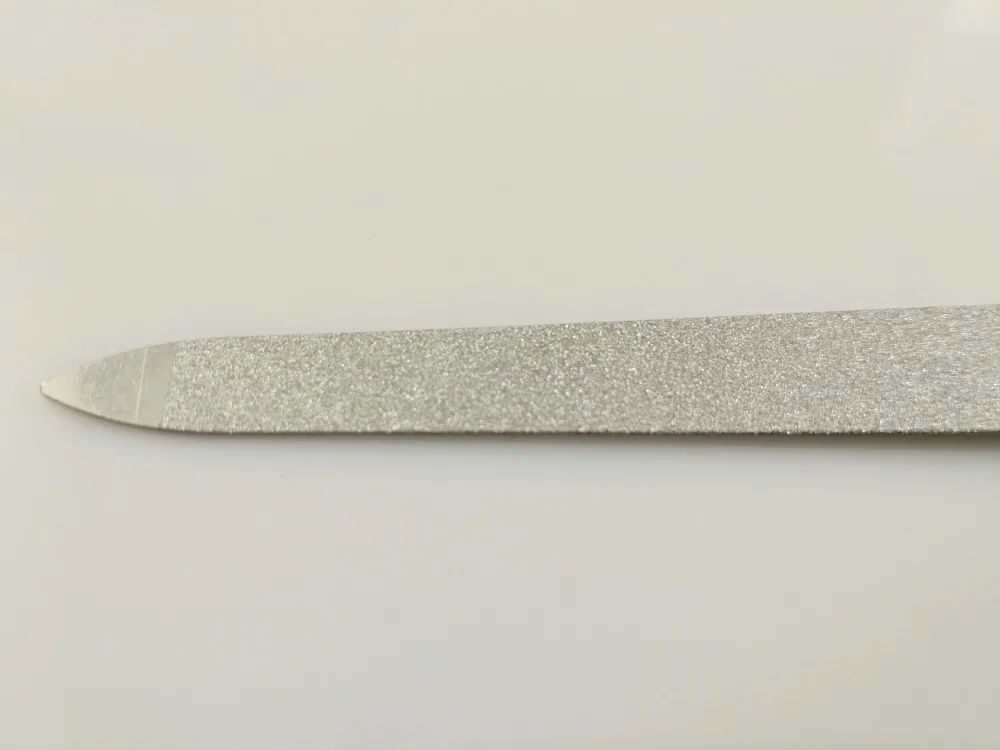 1X профессиональная пилка для ногтей из нержавеющей стали буфер двухсторонний