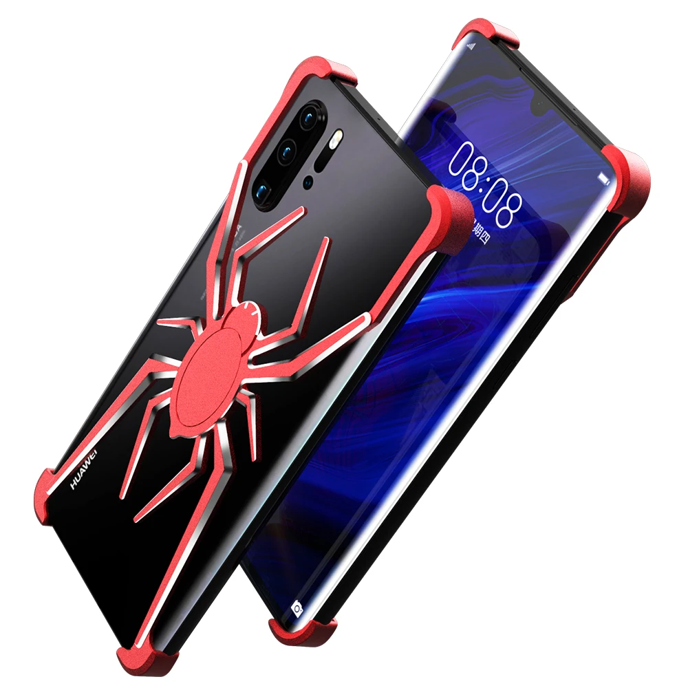 R-JUST Алюминиевый металлический паук чехол для смартфона Huawei Mate 20 Pro Чехол с