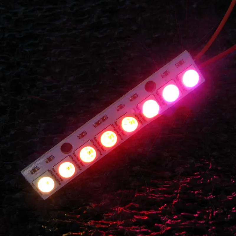 8 x Светодиодная лента WS2812B 5050 RGB для дальнего света встроенный полноцветный NAZE32
