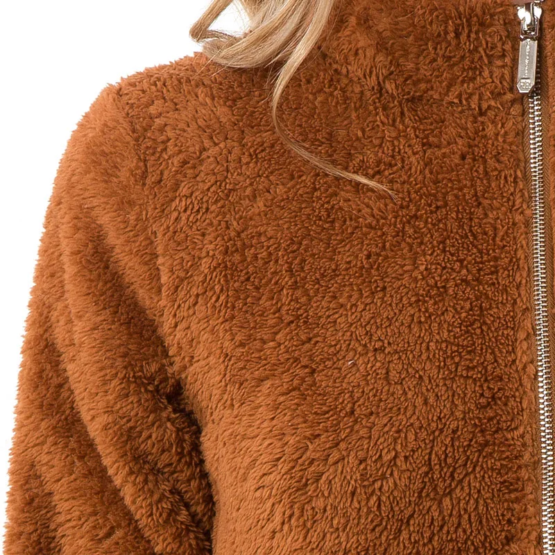 Осенне-зимняя женская куртка новинка 2018 Кашемировое короткое пальто с длинным