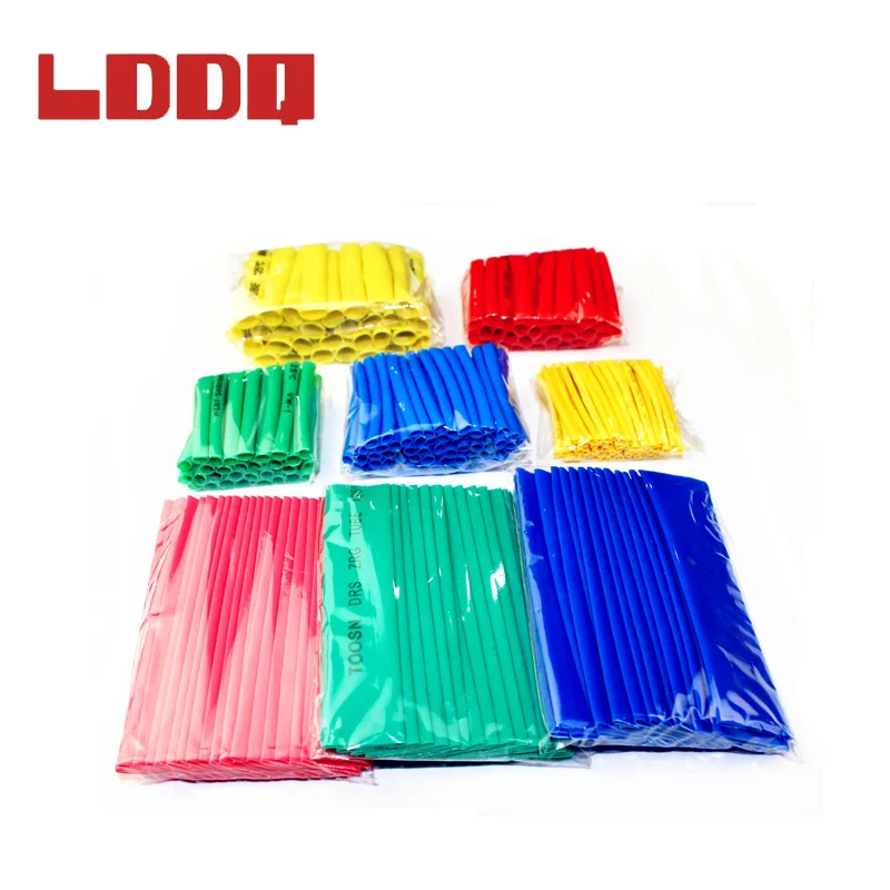 260 шт. полиолефиновые термоусадочные трубки 8 размеров 7 цветов|Кабельные рукава| |
