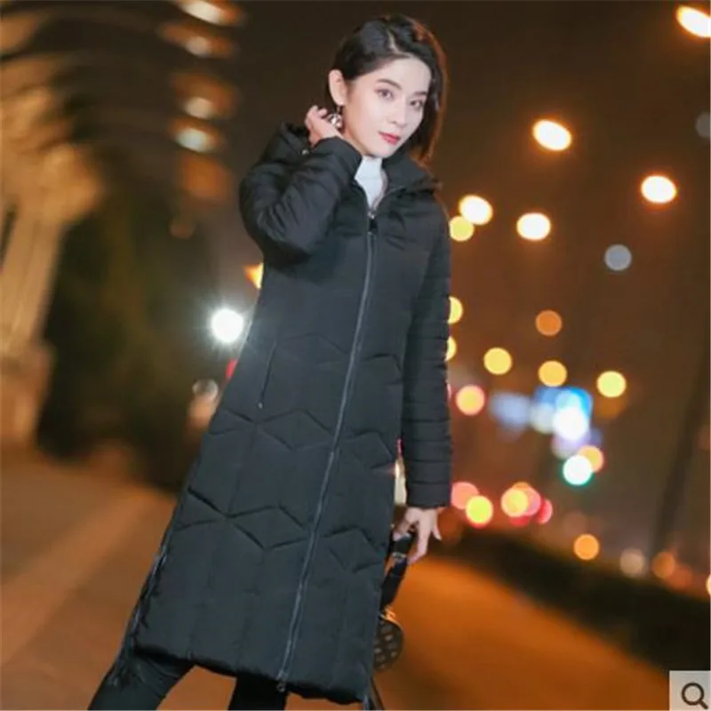 2020 пуховое хлопковое Женское зимнее пальто с капюшоном куртки женские большие