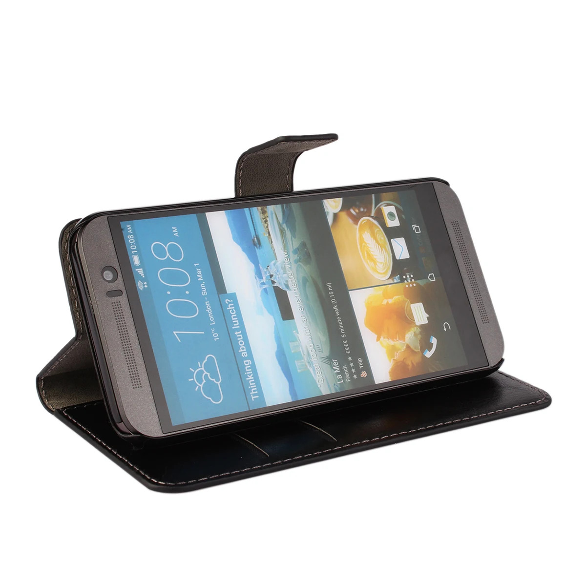 Чехол-книжка из искусственной кожи M9 держатель для карт чехол HTC One (5 0 дюйма)