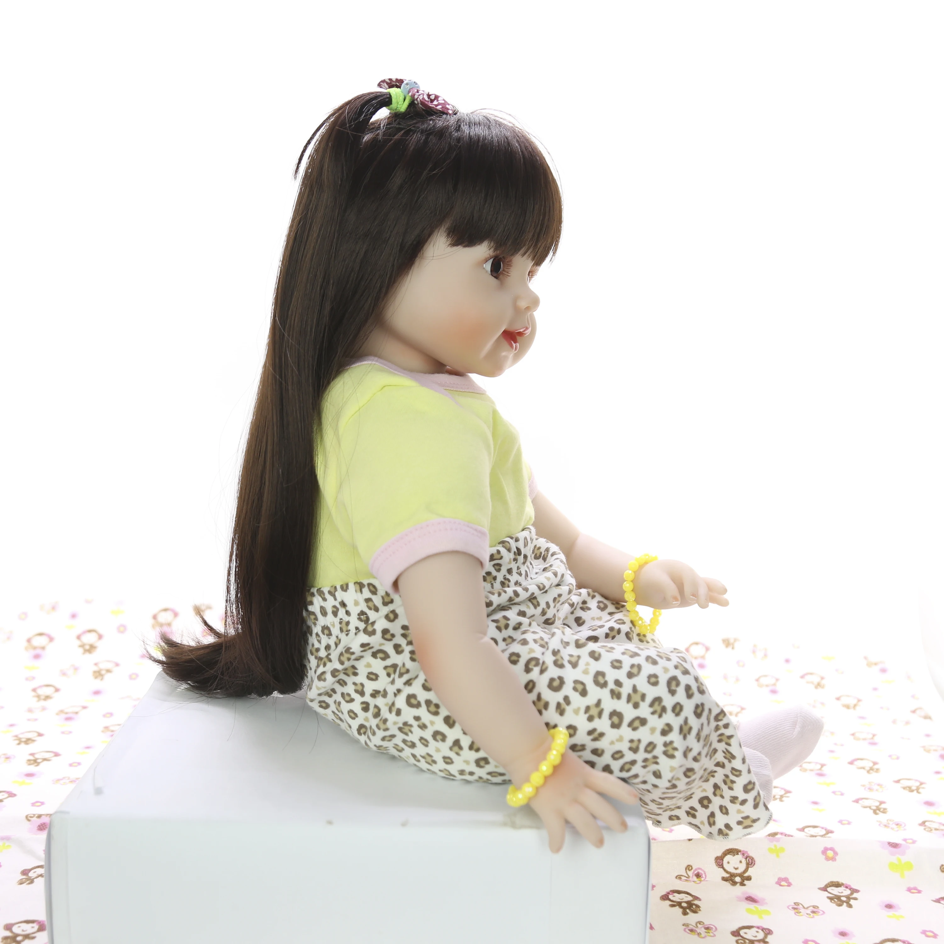 KEIUMI Прекрасный 24 &quot60 см Reborn Toy Сенсорный силикон виниловый пупсик для девочки