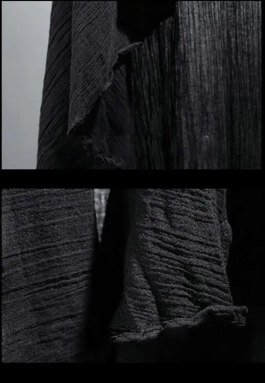 Мужской жилет без рукавов оригинальный летний подиумный длинный льняной