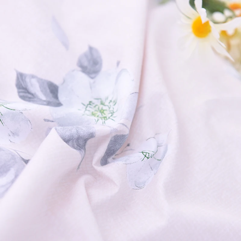 Белый элегантный типографской краски 1 шт. домашний текстиль одного постельное