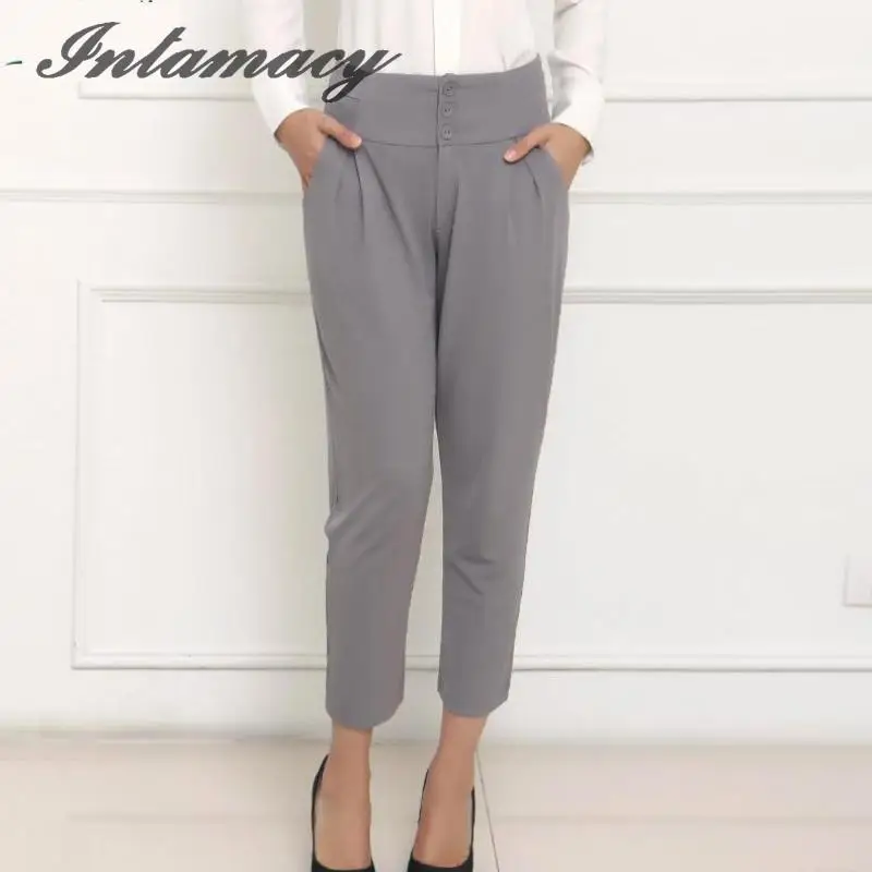 Брюки женские повседневные из 100% шелка с высокой талией|casual pants female|pants femalestraight |