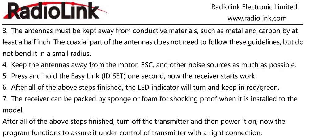 Radiolink R6FG V2 2,4 ГГц 6-канальный приемник FHSS высокое Напряжение гироскопом интегрирован для RC4GS RC3S RC4G T8FB RC6GS передатчик пульт ДУ для дистанционно управляемой машины лодки
