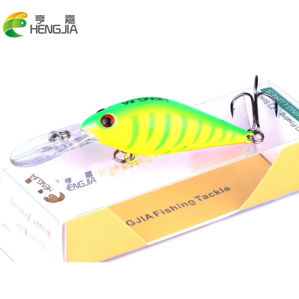 HENGJIA 6 шт. хорошие рыболовные приманки Minnow Профессиональное качество Penceil 8 см 8,5 г модель Горячие кренкбейты приманки Поппер CB042