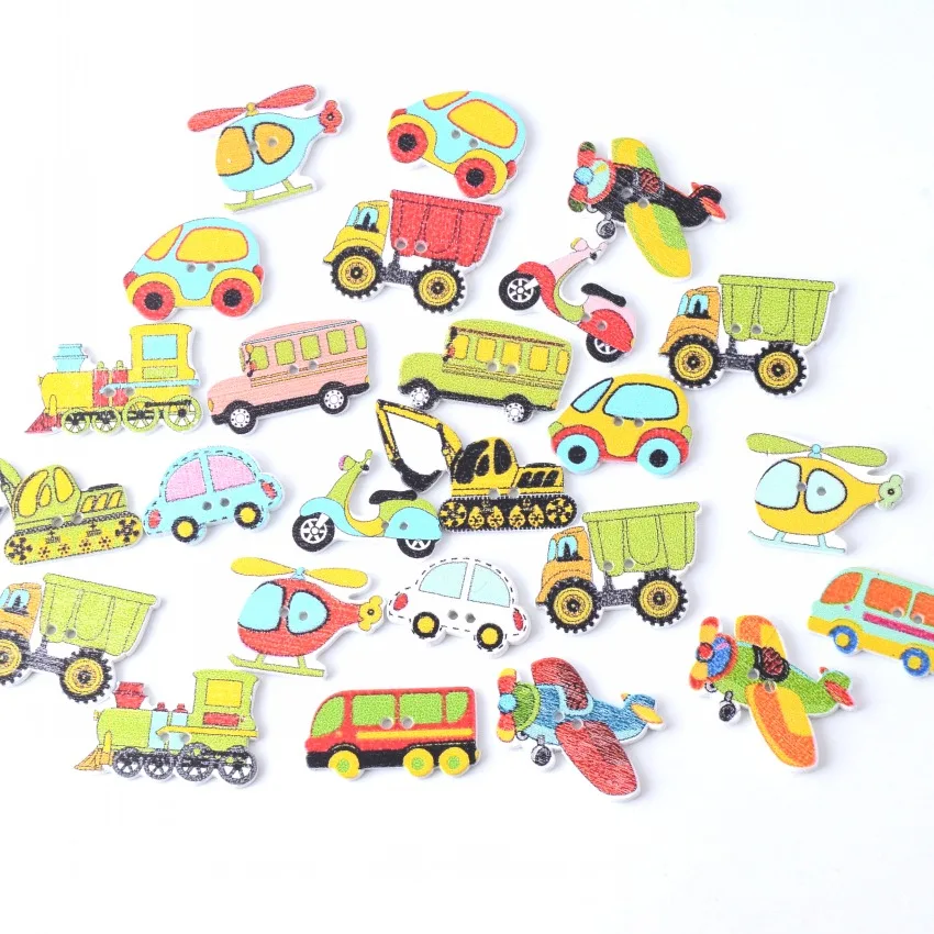 Бесплатная доставка 50 шт Случайных Смешанных 2 отверстия для транспортировки