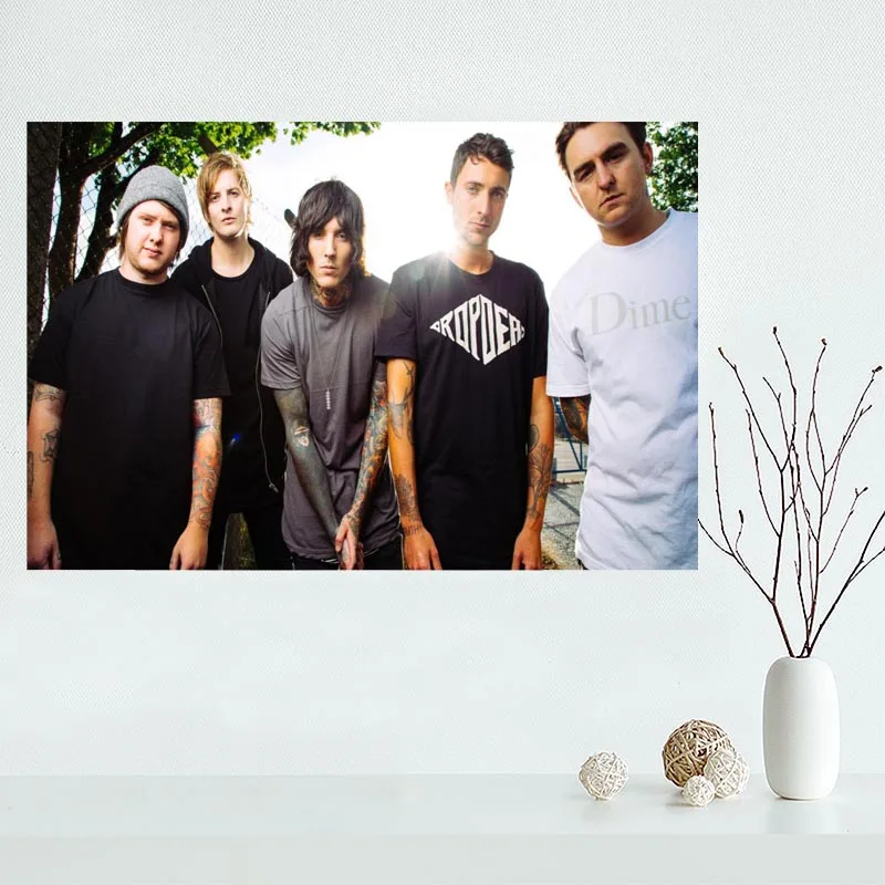 Mondern Custom Bring Me The Horizon Canvas картина стене плакат cloth print DIY Fabric постер| |