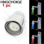 Температура Сенсор 3 цвета Кухня водопроводный кран RGB светится душ