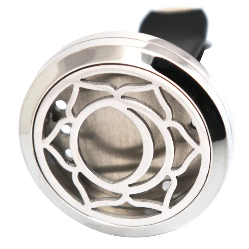 New Design Moon 30mm Diffuser 316 Stainless Steel Car Aroma Locket Essential Oil Free 10Pcs Pads | Украшения и аксессуары