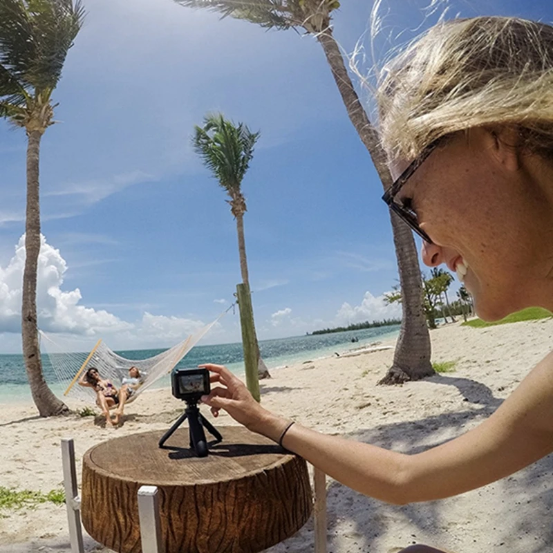 Карманная мини палка для селфи + выдвижная ручка Штатив Устойчивый GoPro Hero 9 8 7 6 5 Max