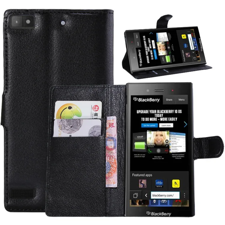Кожаный чехол подставка для телефона BlackBerry Z3|case pattern|case forcase case |