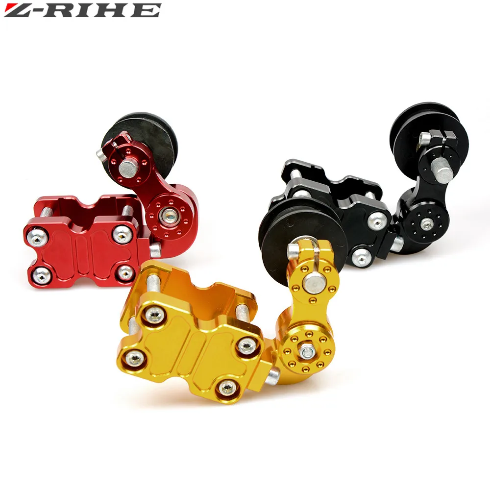 Black golden red Universal Aluminum Adjuster Chain Tensioner Roller For Motorcycle /Chopper ATV for 400cc | Автомобили и