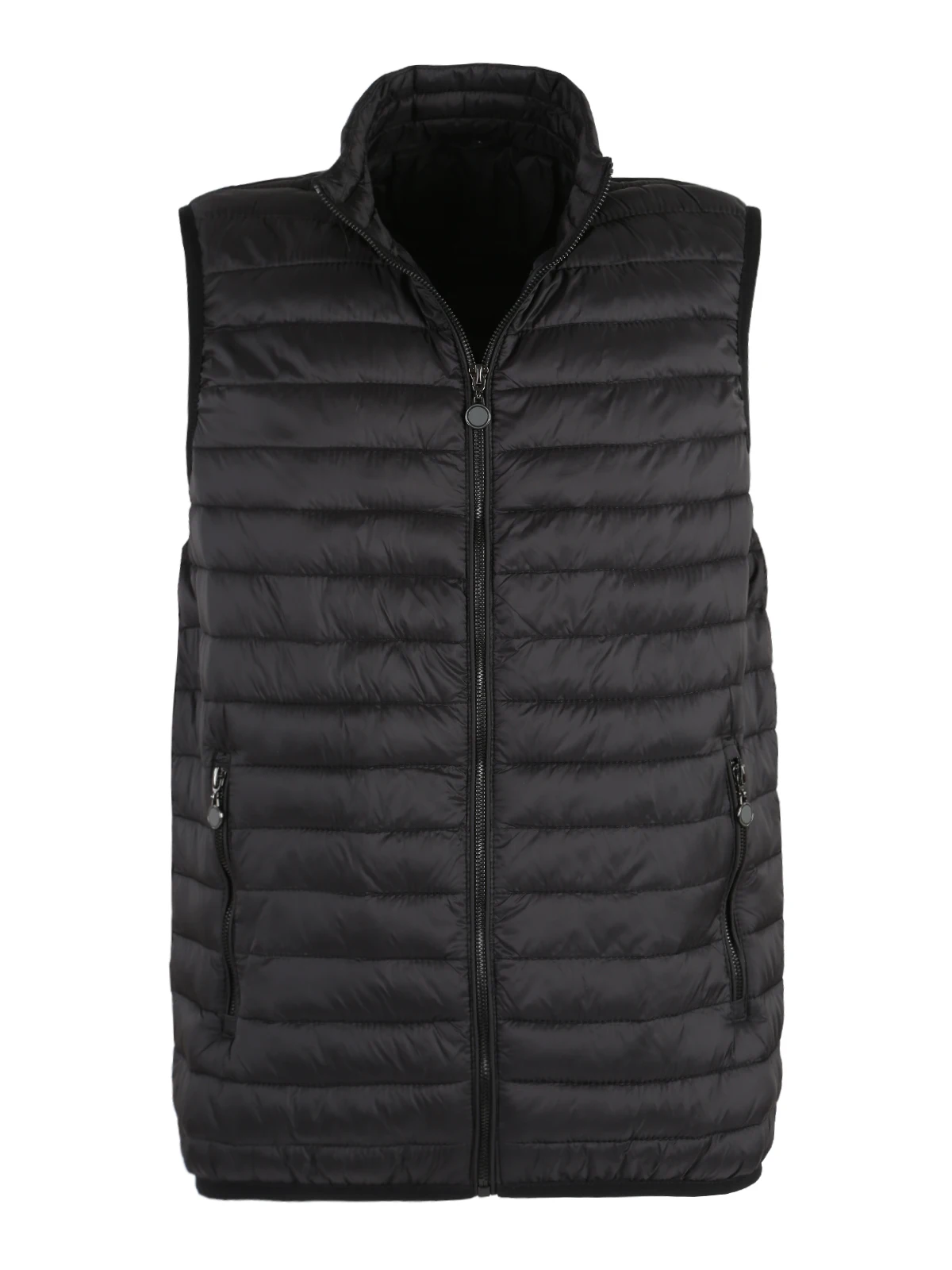 Стеганый жилет-черный | Мужская одежда