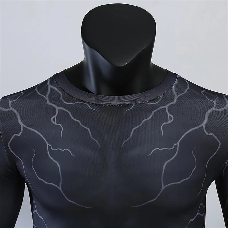 Лидер продаж; Новинка; костюм из фильма «Человек-паук», «Веном», «Eddie Brock Armor»; костюмы для косплея; быстросохнущие колготки; футболка с коротким рукавом; модная мужская одежда